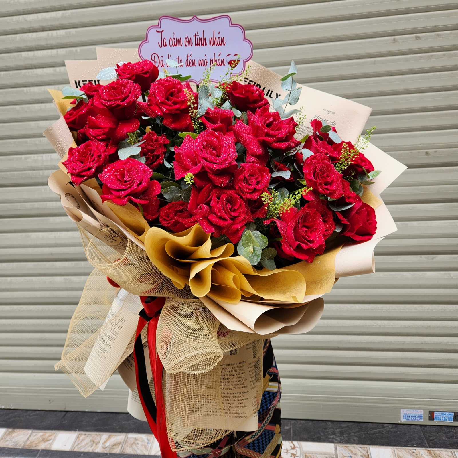 BÓ HOA HỒNG ĐỎ TÌNH EM ĐẸP NHẤT 