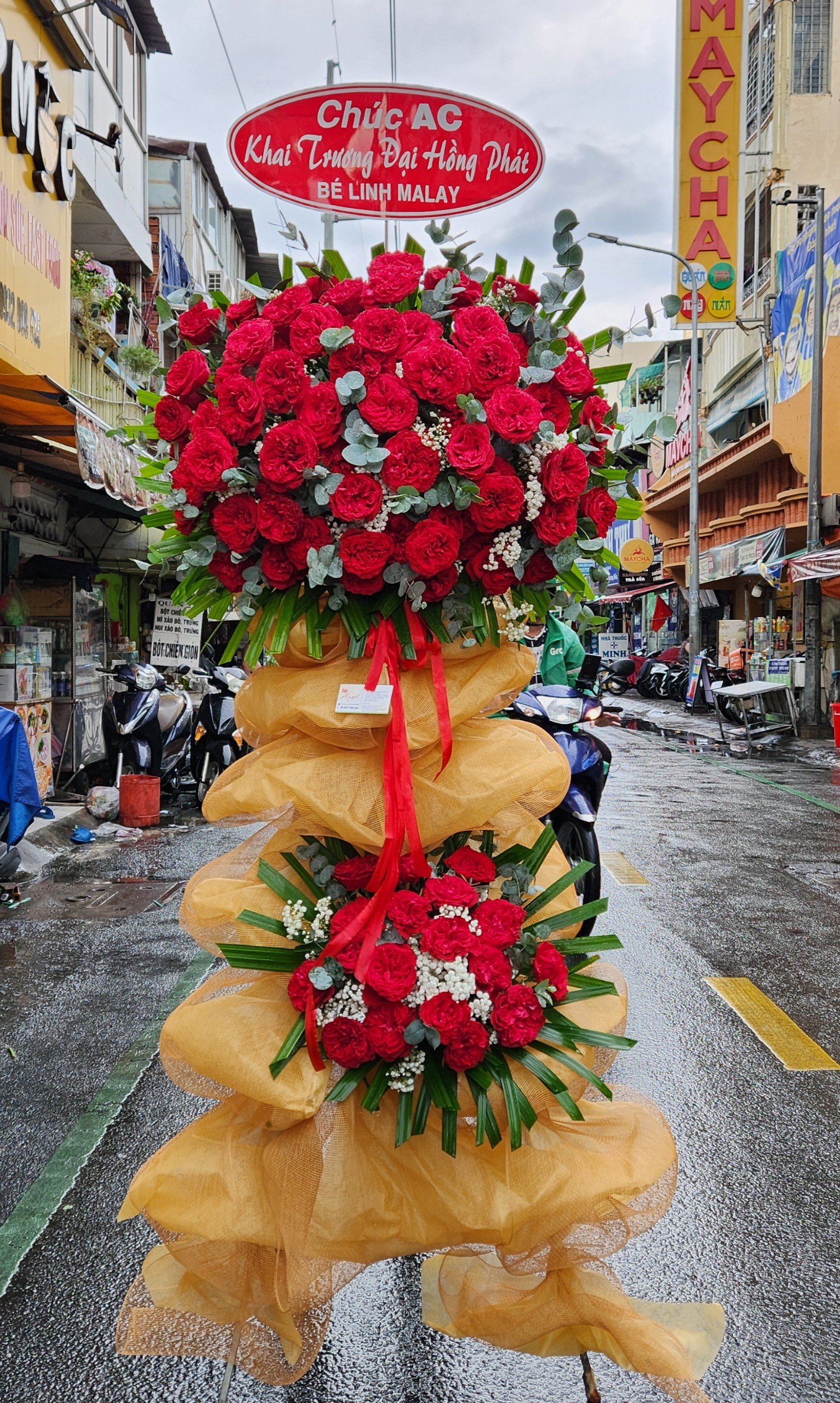 HOA CHÚC MỪNG KHAI TRƯƠNG CỬA HÀNG GIÁ RẺ 