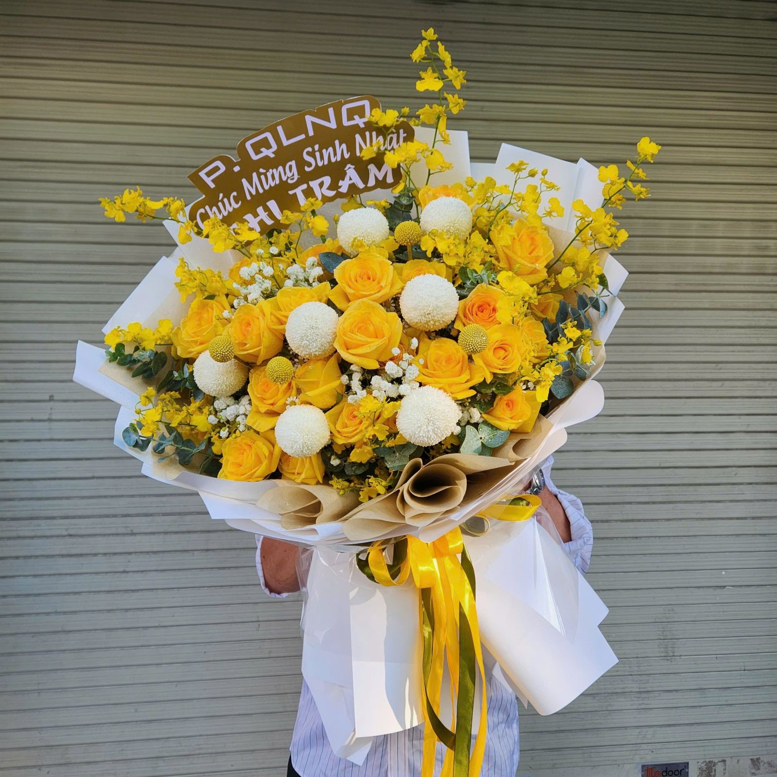 Bó hoa hồng vàng đẹp nhất