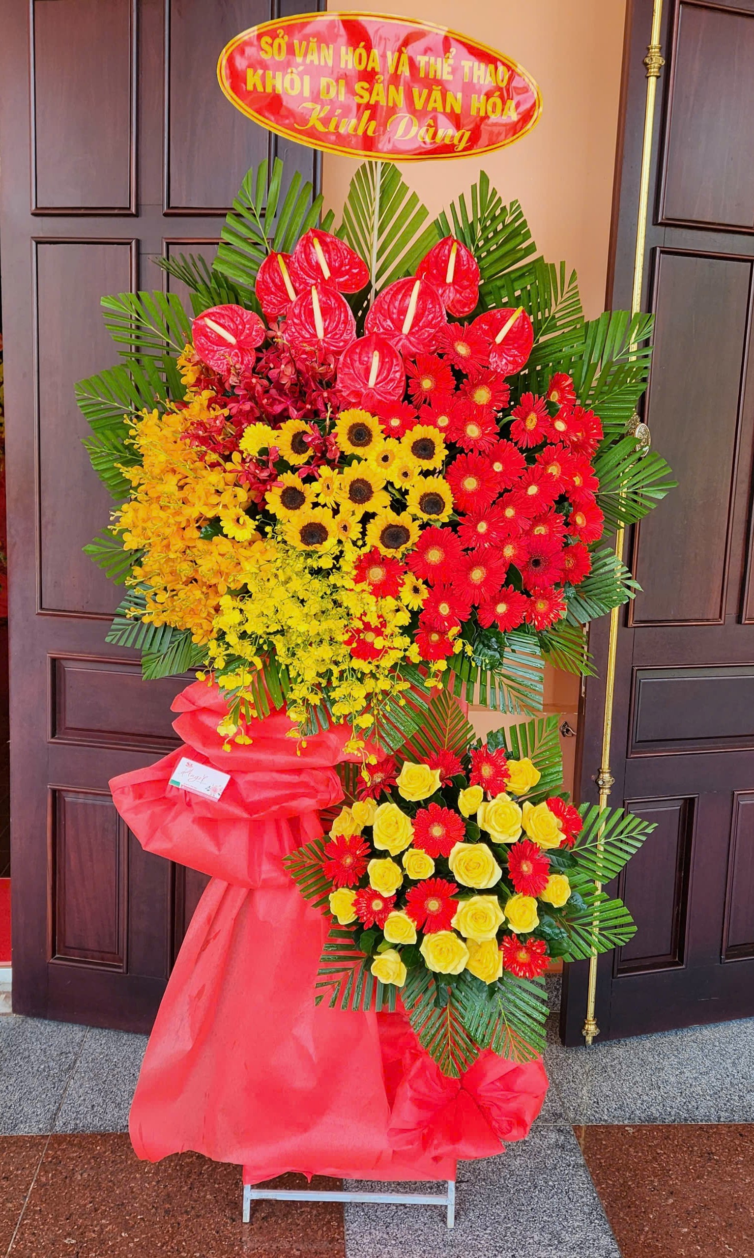 kệ hoa chúc mừng đại hội giá rẻ 