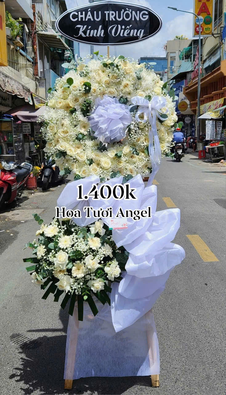 vòng hoa đám tang đẹp