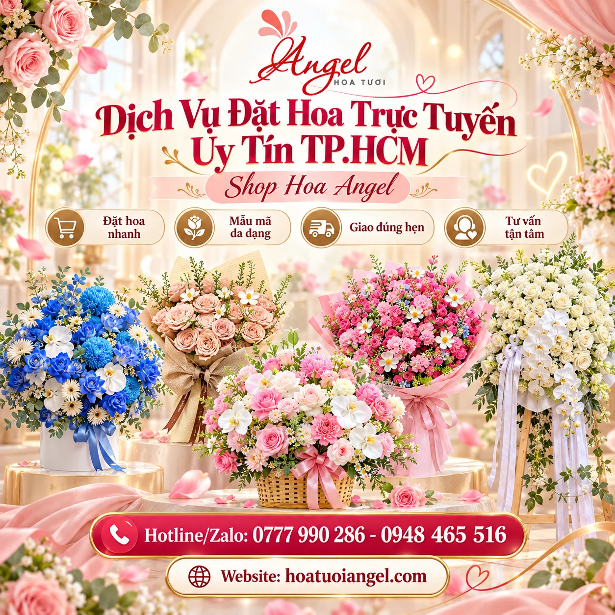 dịch vụ đặt hoa trực tuyến