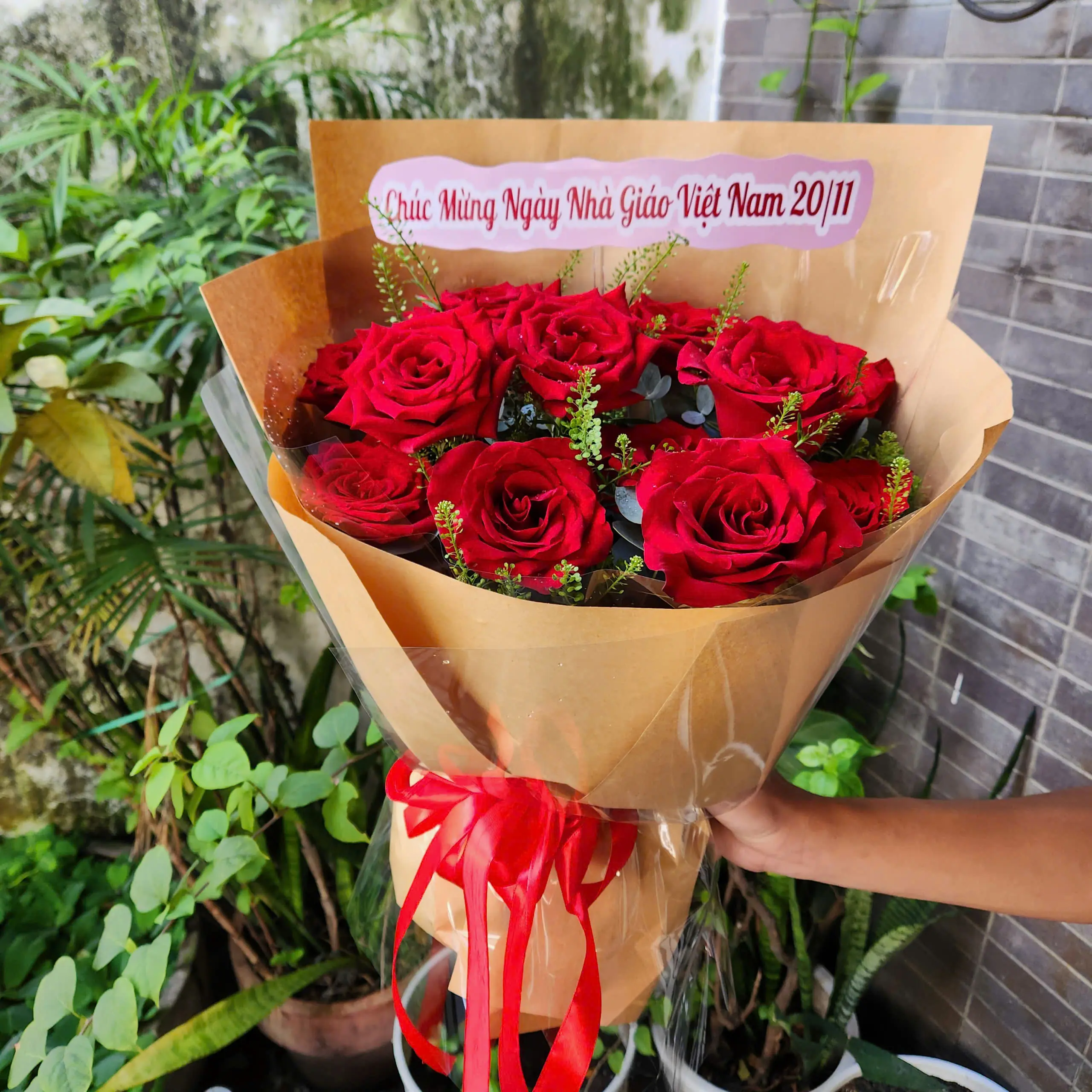 B&oacute; Hoa Hồng Đỏ 