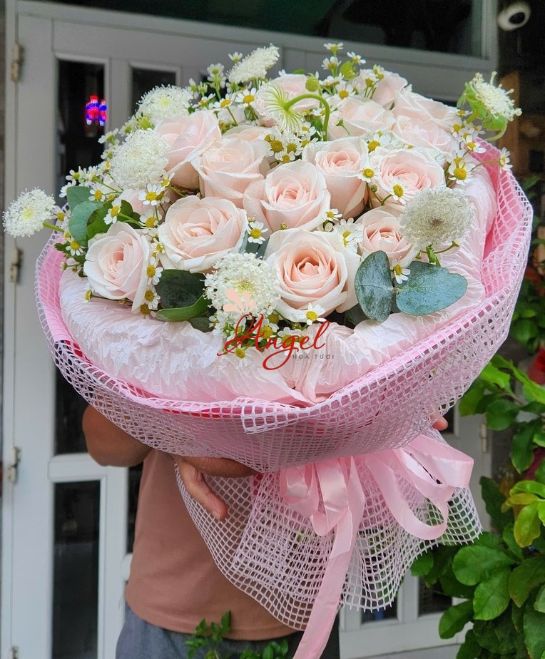 Bó Hoa Giá Rẻ Tặng Sinh Nhật – Mẫu Đẹp Từ 400K | Hoa Tươi Angel