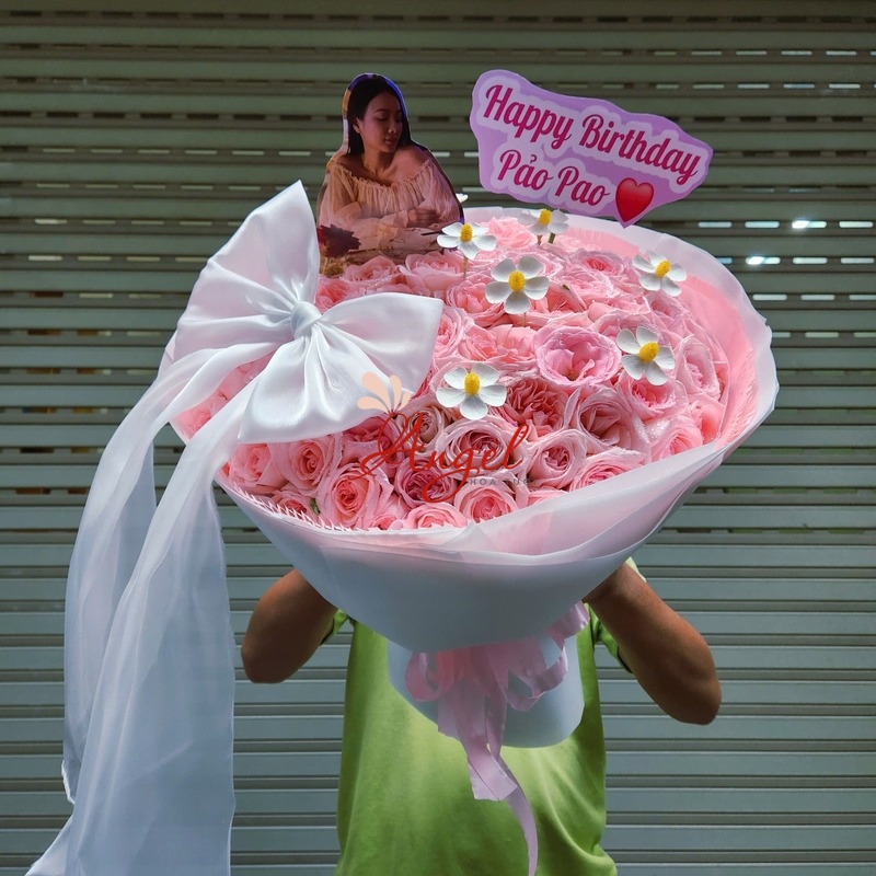 Bó Hoa Hồng Ohara Kiểu Công Chúa Tặng Sinh Nhật | Hoa Tươi Angel