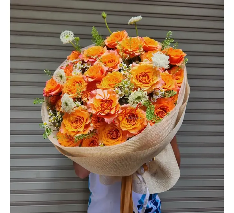 Bó Hoa Hồng Camspired Tươi Tắn – Shop Hoa Tươi Angel Quận 3