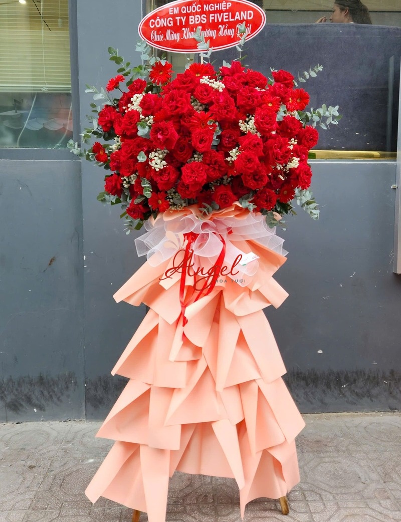 kệ hoa mừng khai trương