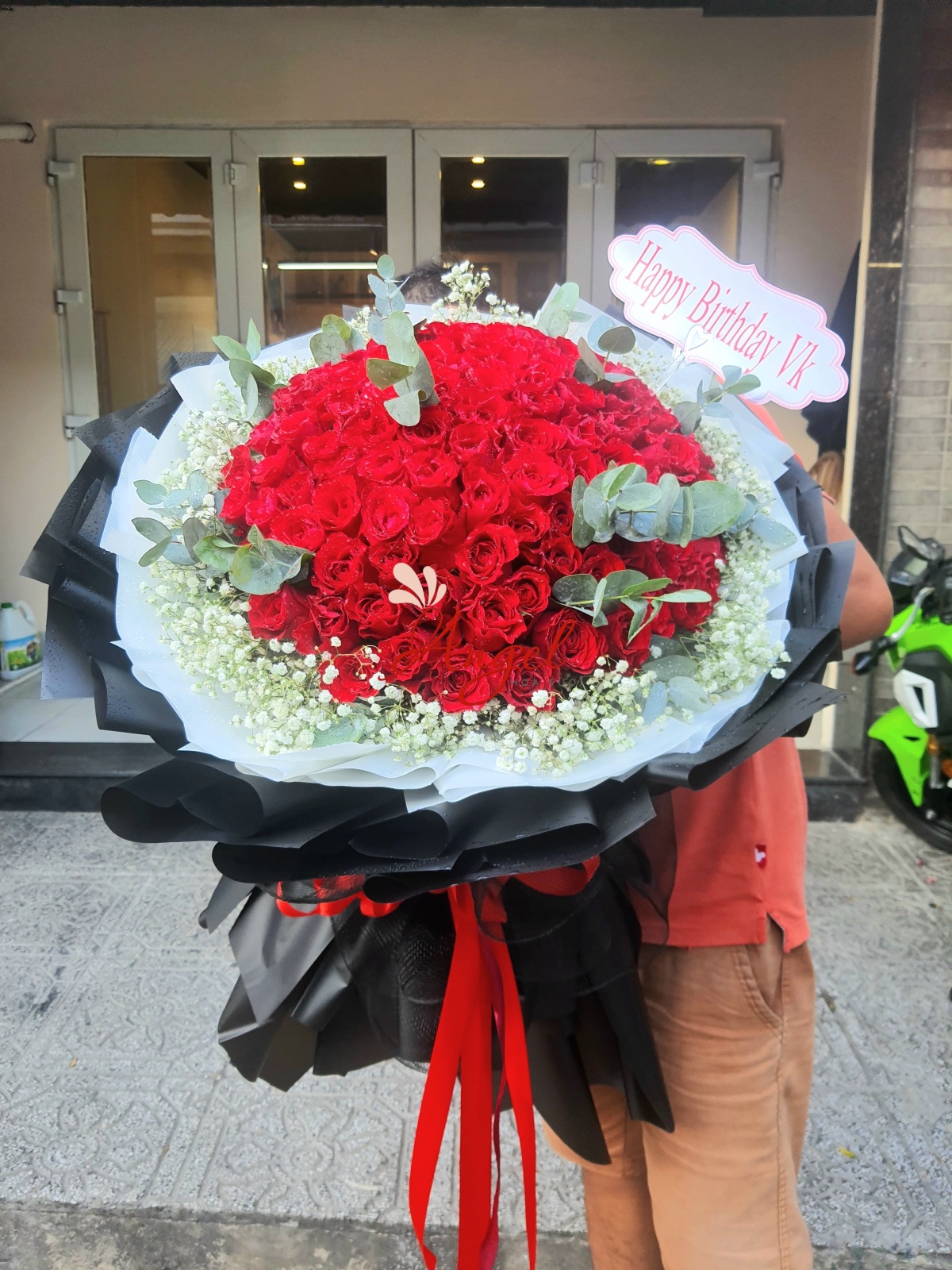 Bó Hoa Hồng Đỏ 99 Bông Đẹp Nhất Tại Shop Hoa Tươi Angel