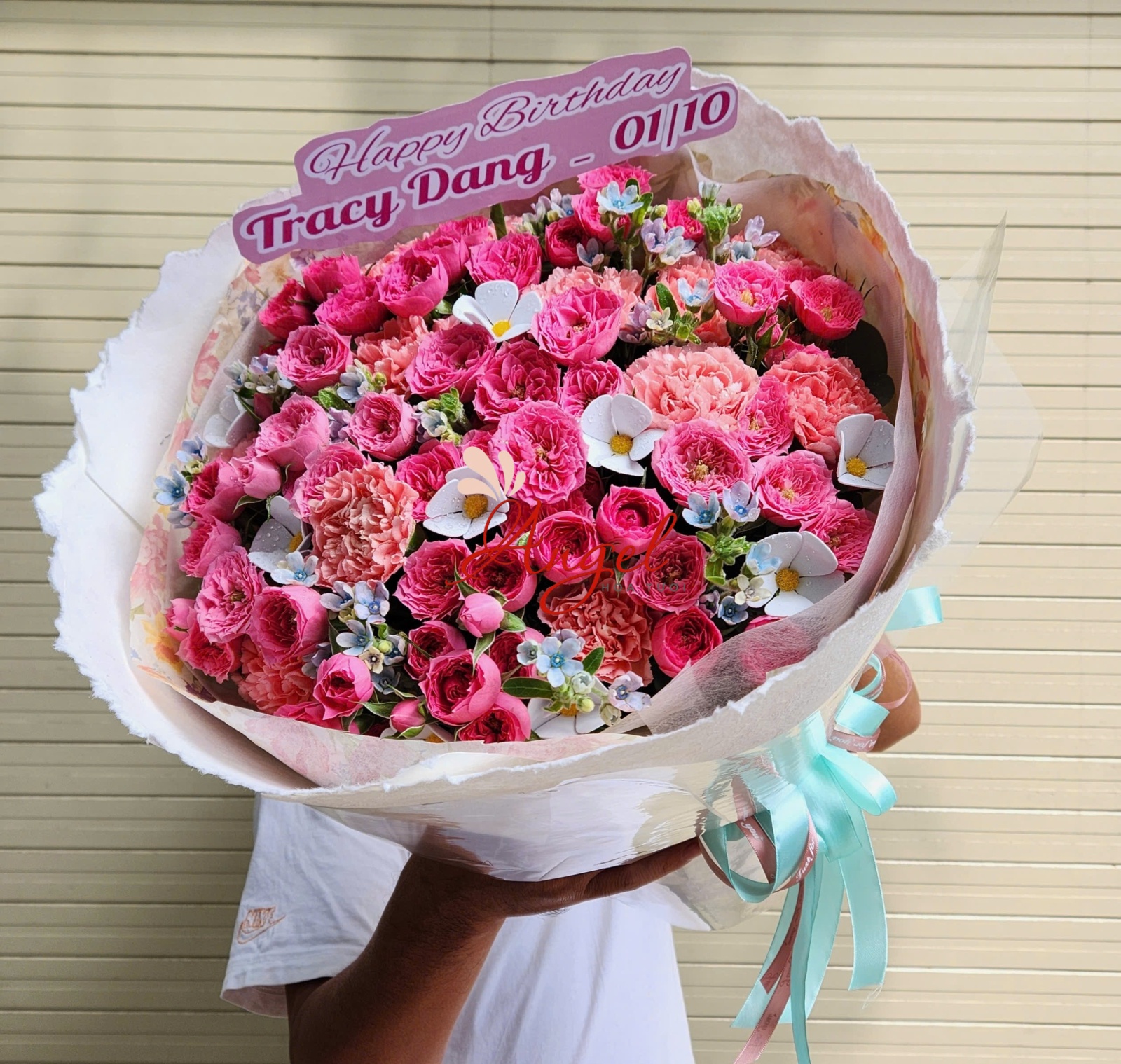 bó hoa hồng chùm sophia