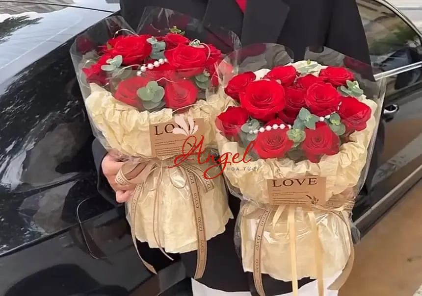 bó hoa hồng đẹp nhất/ Shop Hoa Tươi Angel Quận 3