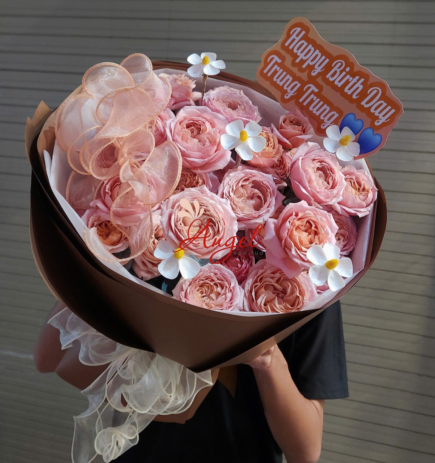 Bó Hoa Hồng Julibee – Tone Pastel Nhẹ Nhàng | Hoa Tươi Angel