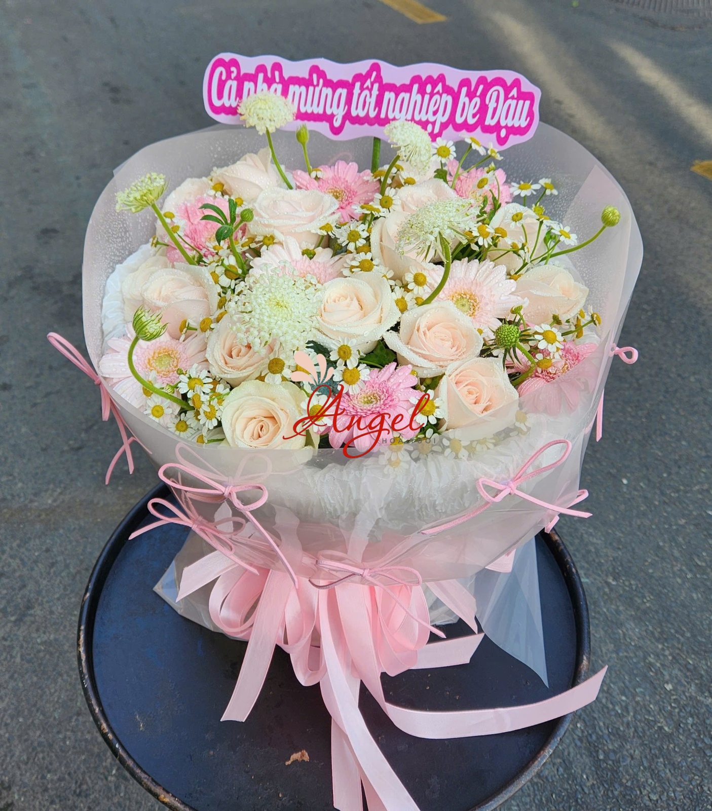 Bó Hoa Hồng Pastel Sinh Nhật Đẹp Nhẹ Nhàng – Giao Nhanh TPHCM