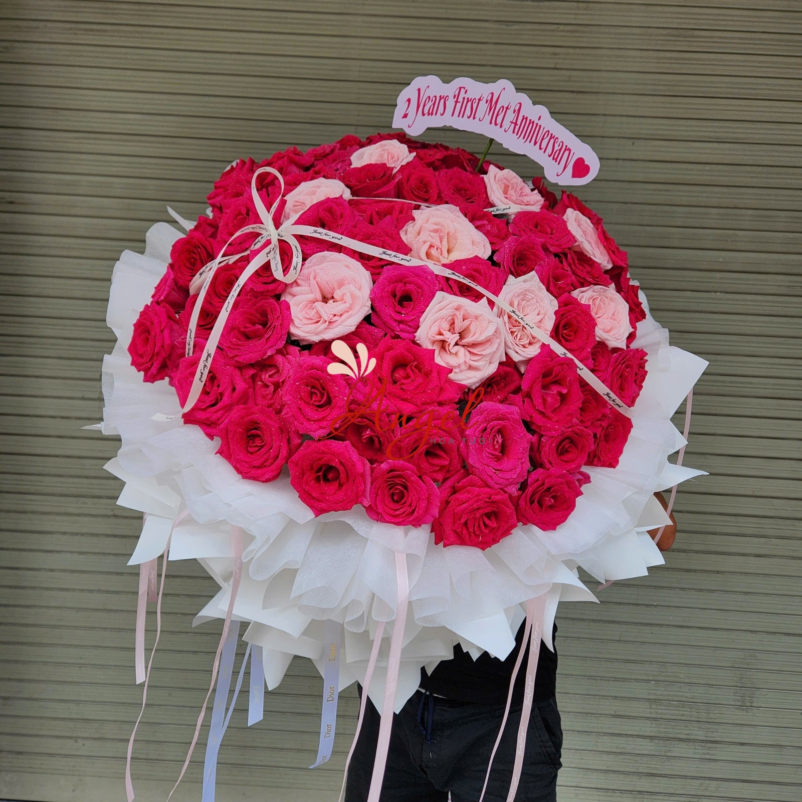 bó hoa hồng pinkploy