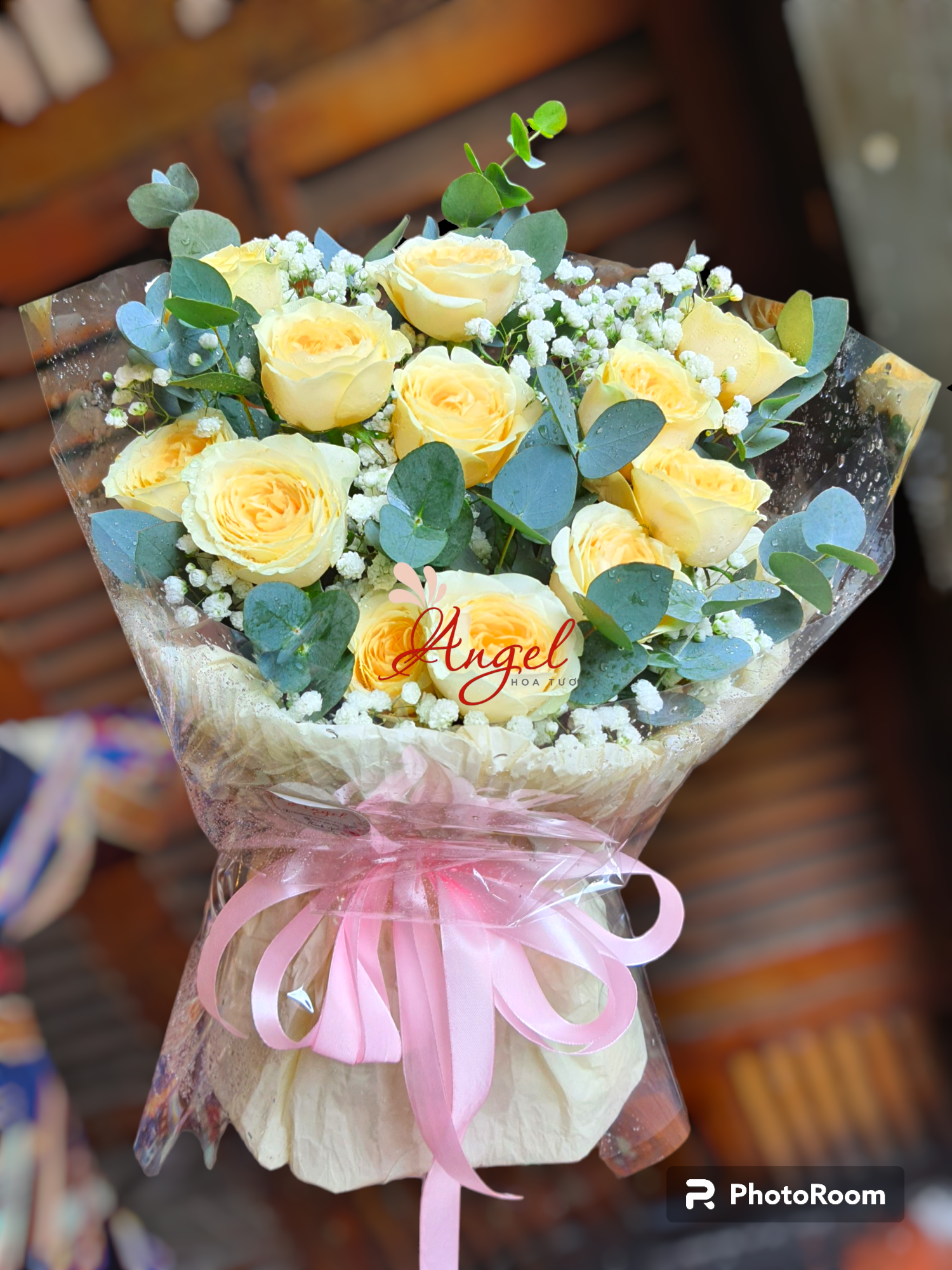 bó hoa hồng victor
