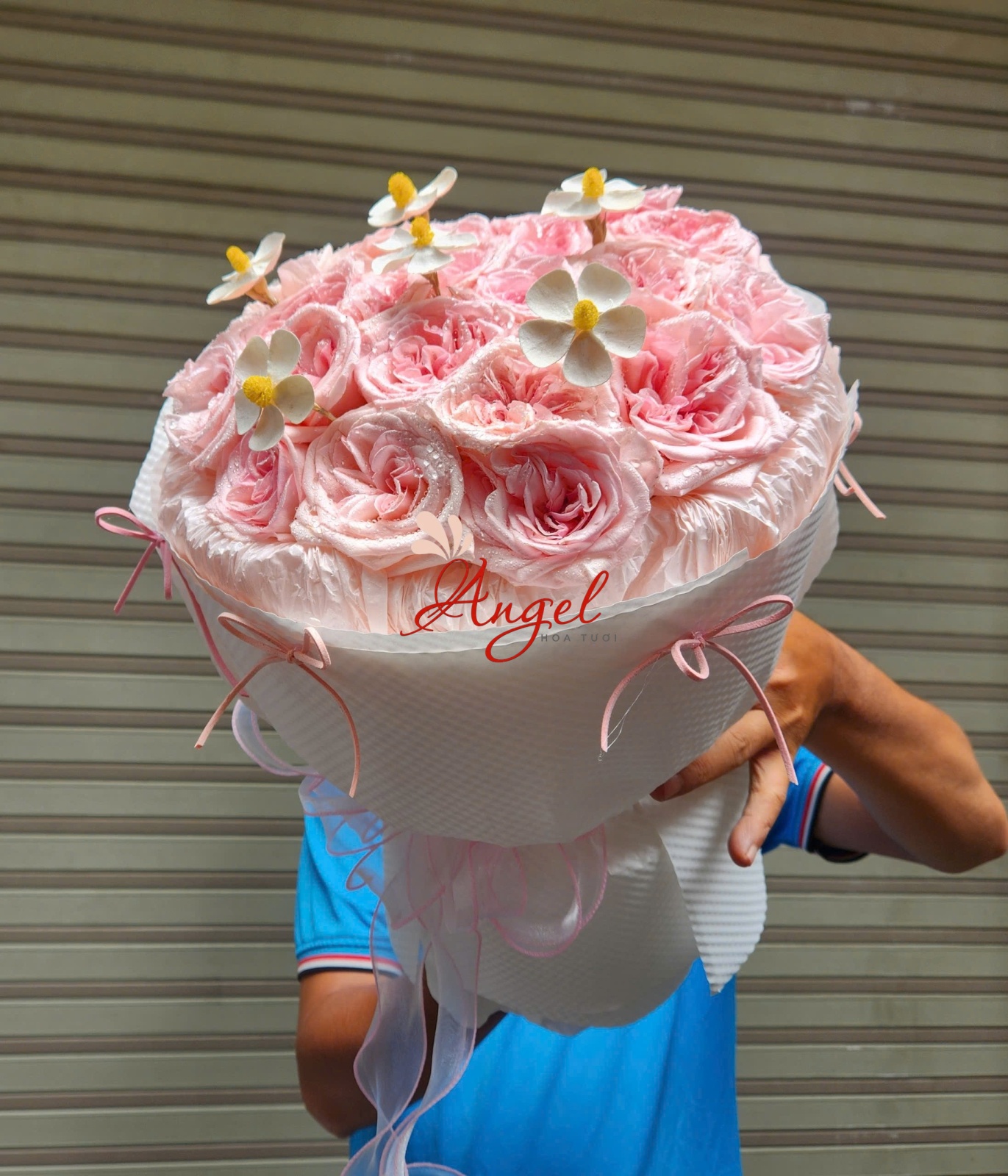 Bó hoa pastel đẹp cho ngày Valentine
