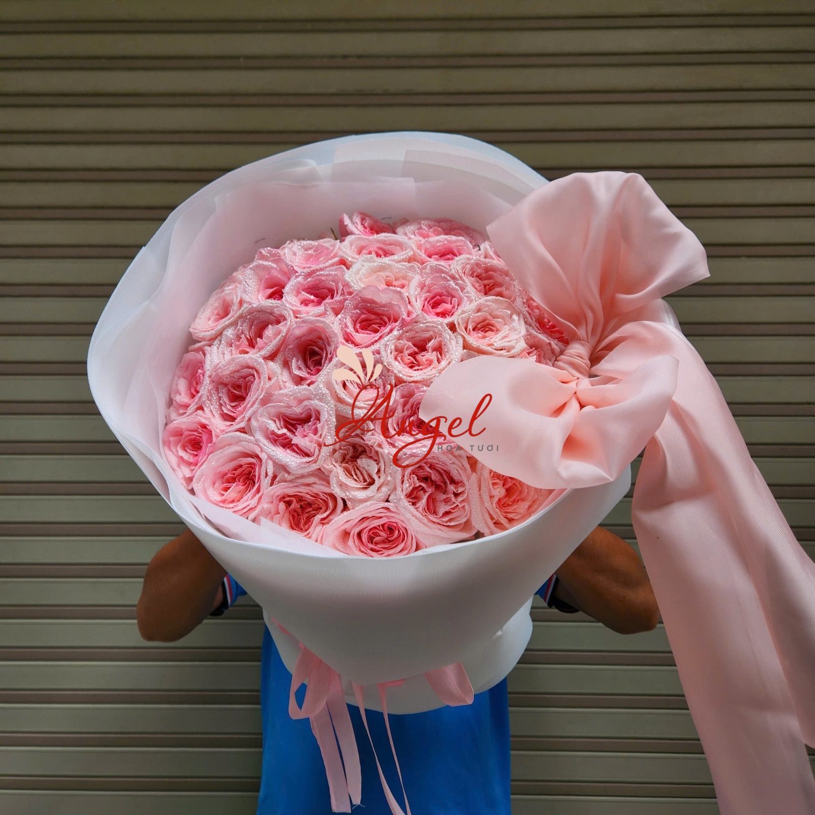 Bó hoa pastel nhẹ nhàng tặng sinh nhật
