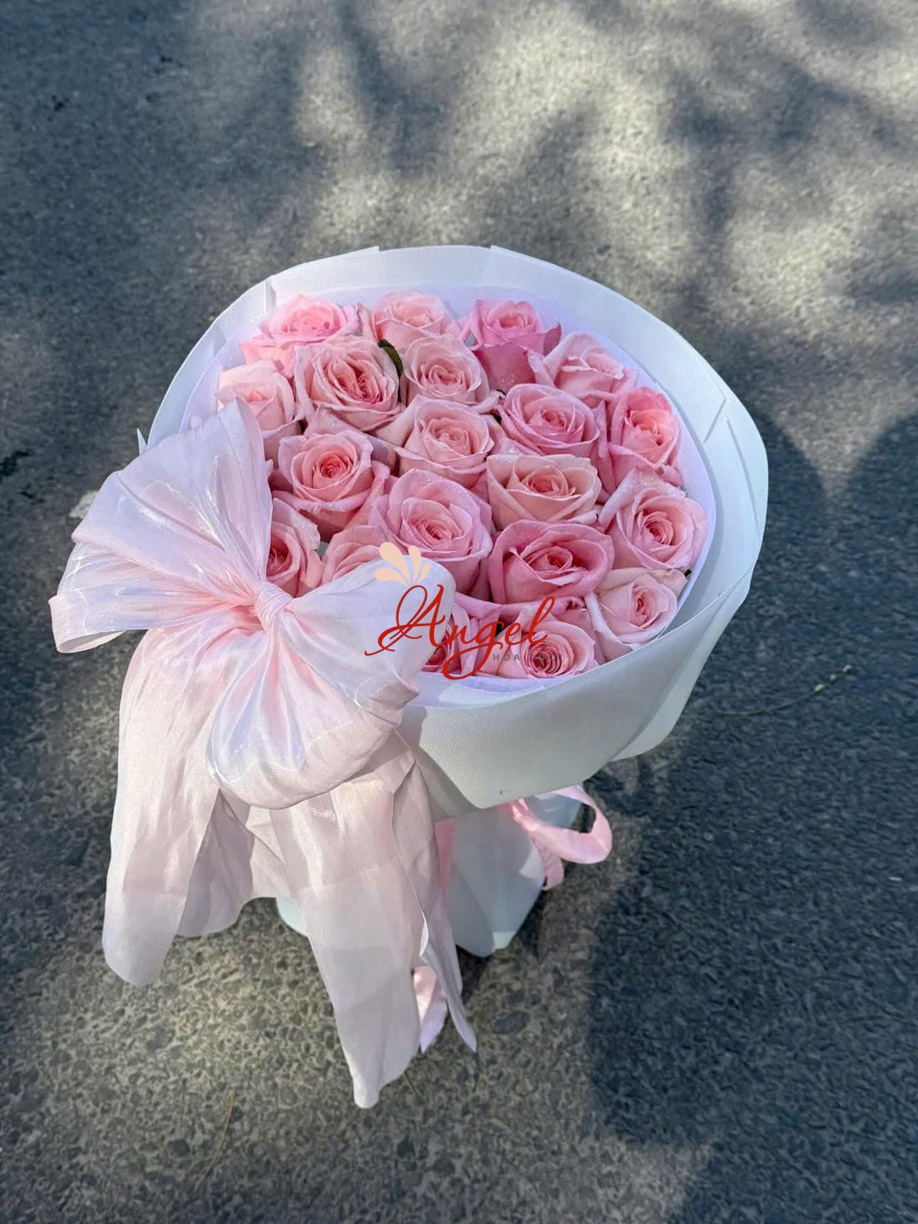 Bó hoa pastel phong cách hiện đại