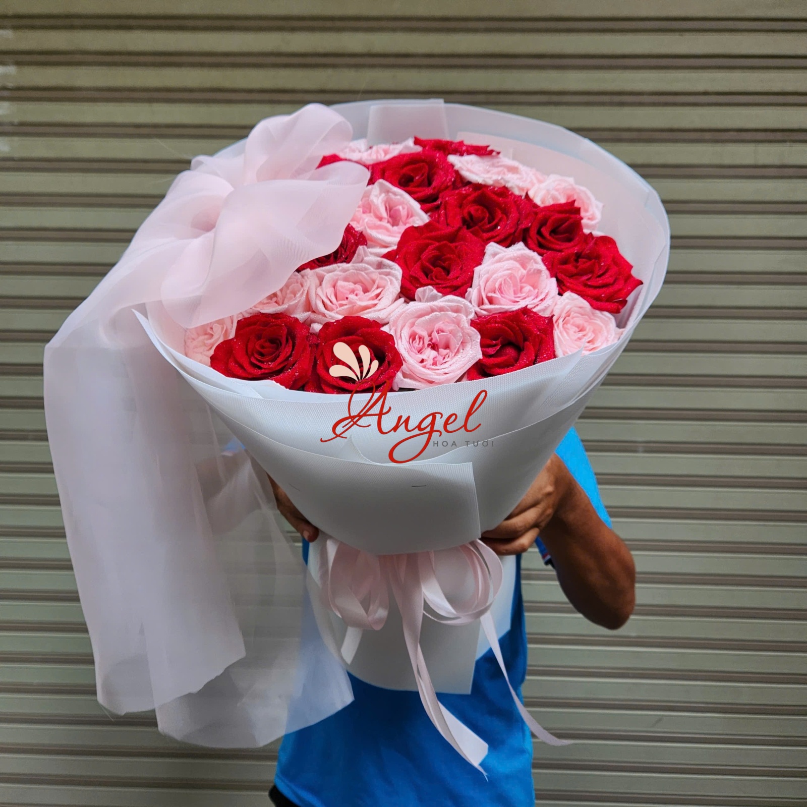 Bó Hoa Hồng Đỏ Kỷ Niệm "Anniversary" Tinh Tế - Hoa Tươi Angel