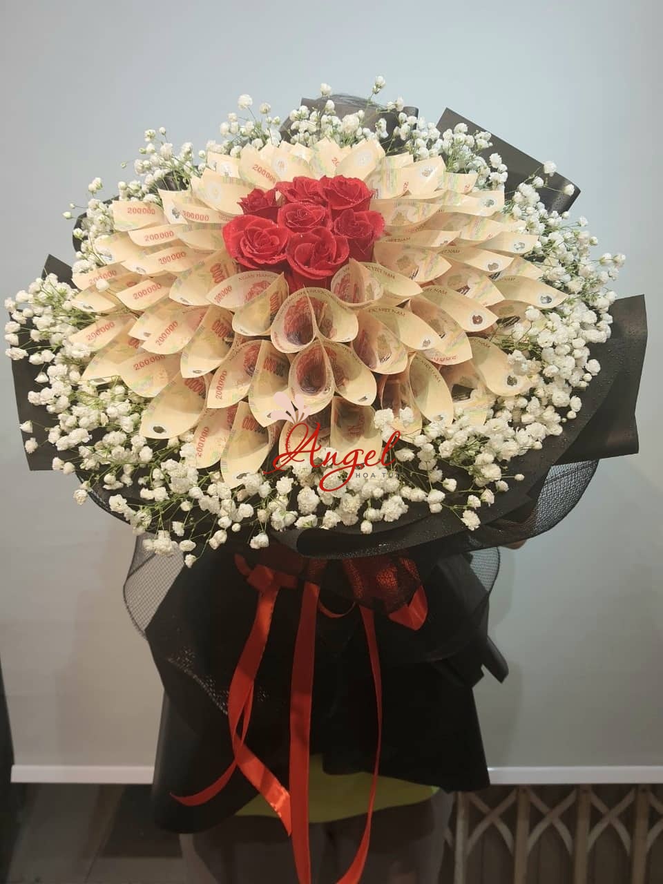 BÓ HOA TIỀN 99 tờ 200k
