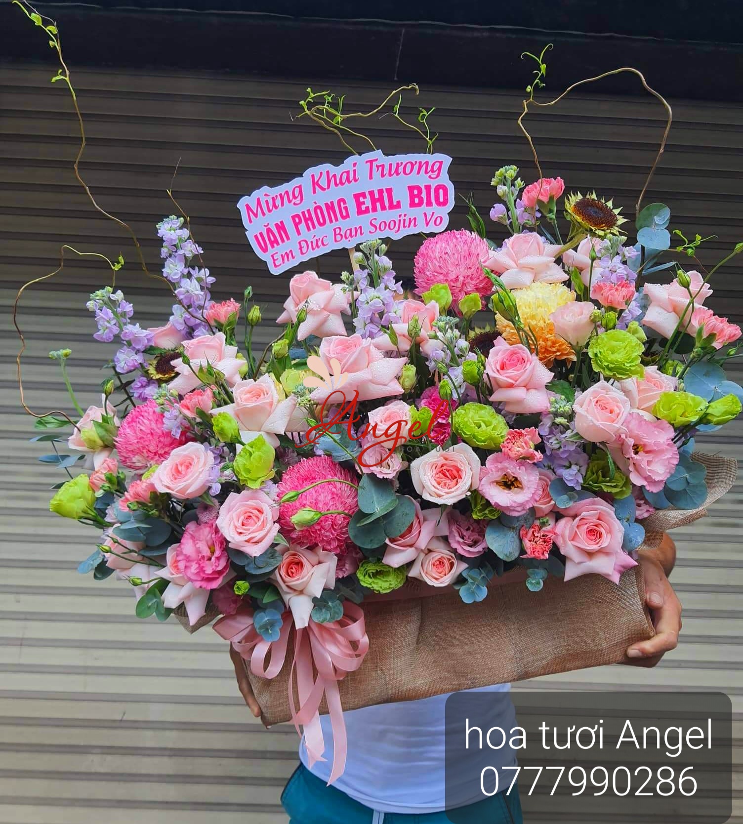 HỘP HOA CHÚC MỪNG KHAI TRƯƠNG ĐẠI THẮNG