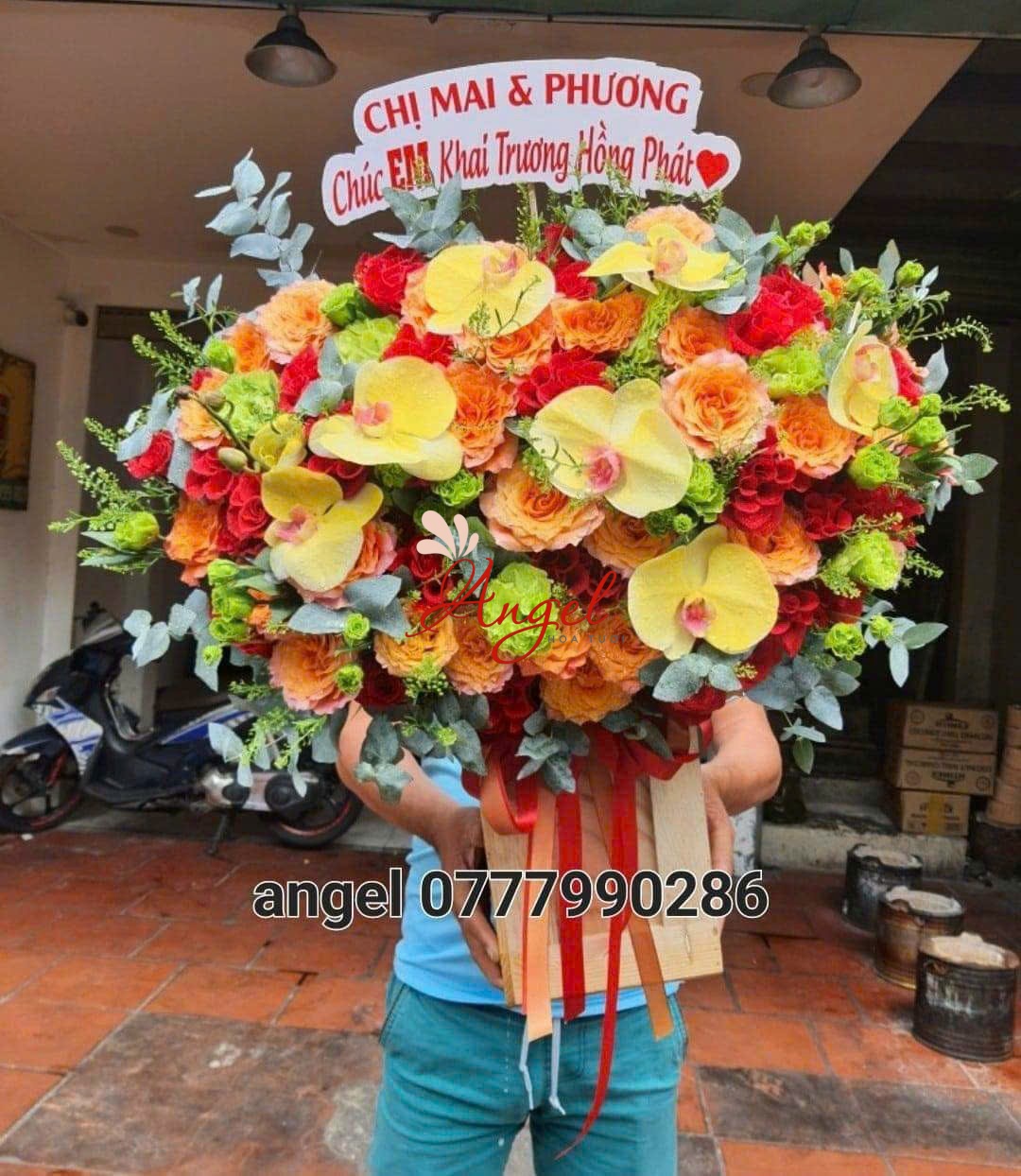 MẪU HOA CHÚC MỪNG KHAI TRƯƠNG THÀNH CÔNG