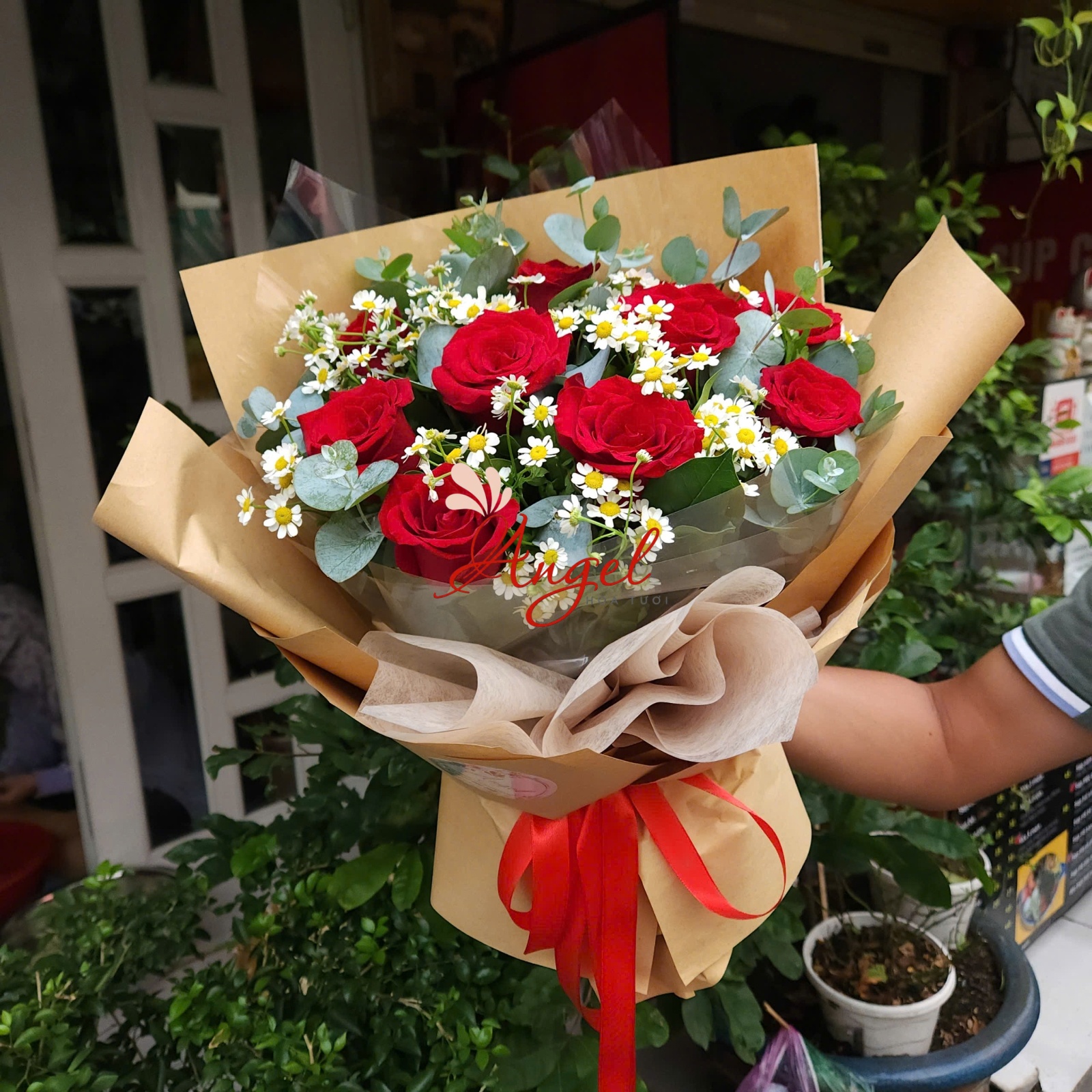 Bó hoa hồng đỏ 11 bông cho ngày Valentine