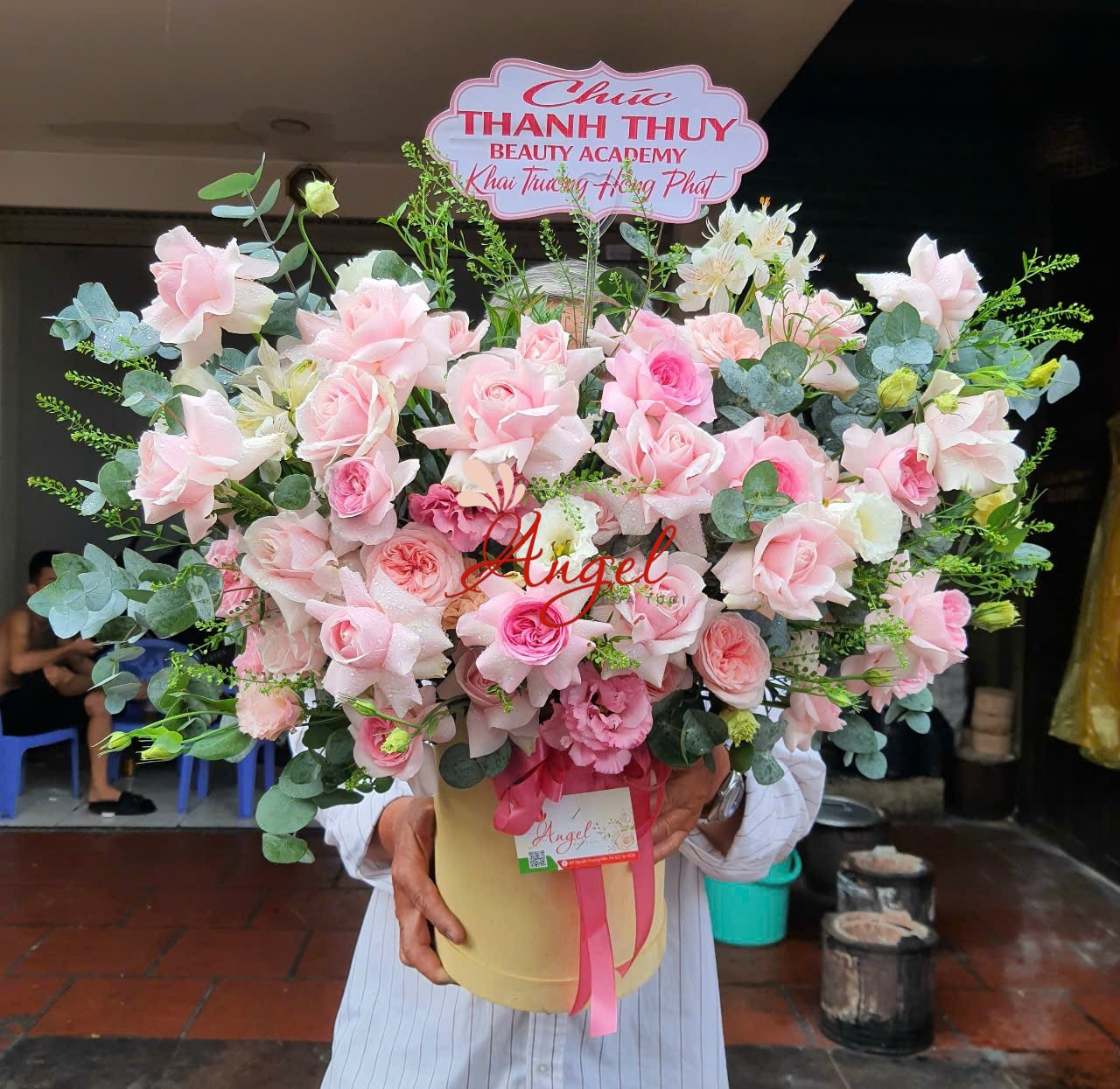giỏ hoa tặng sinh nhật sếp nữ