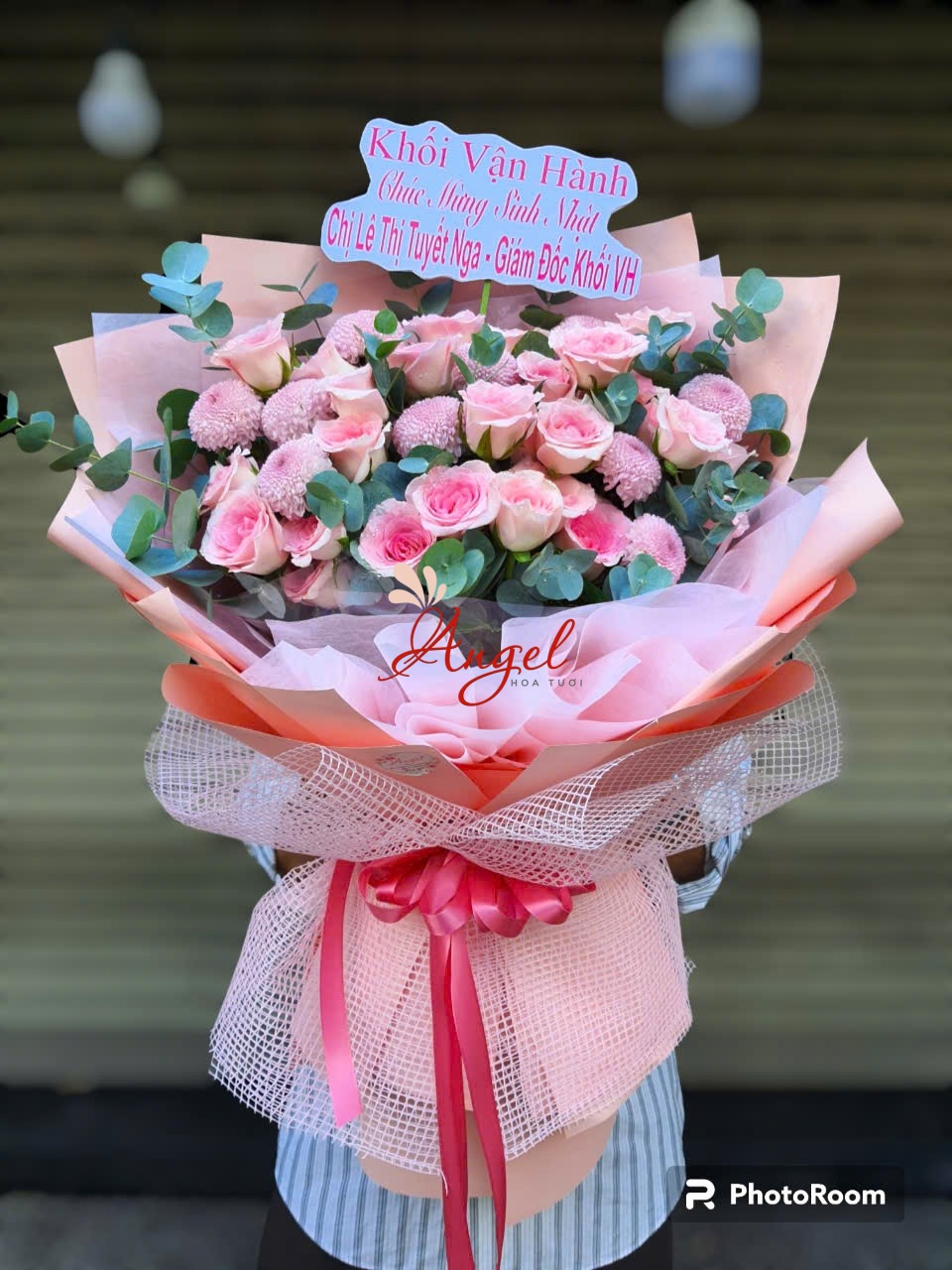 bó hoa sinh nhật vợ