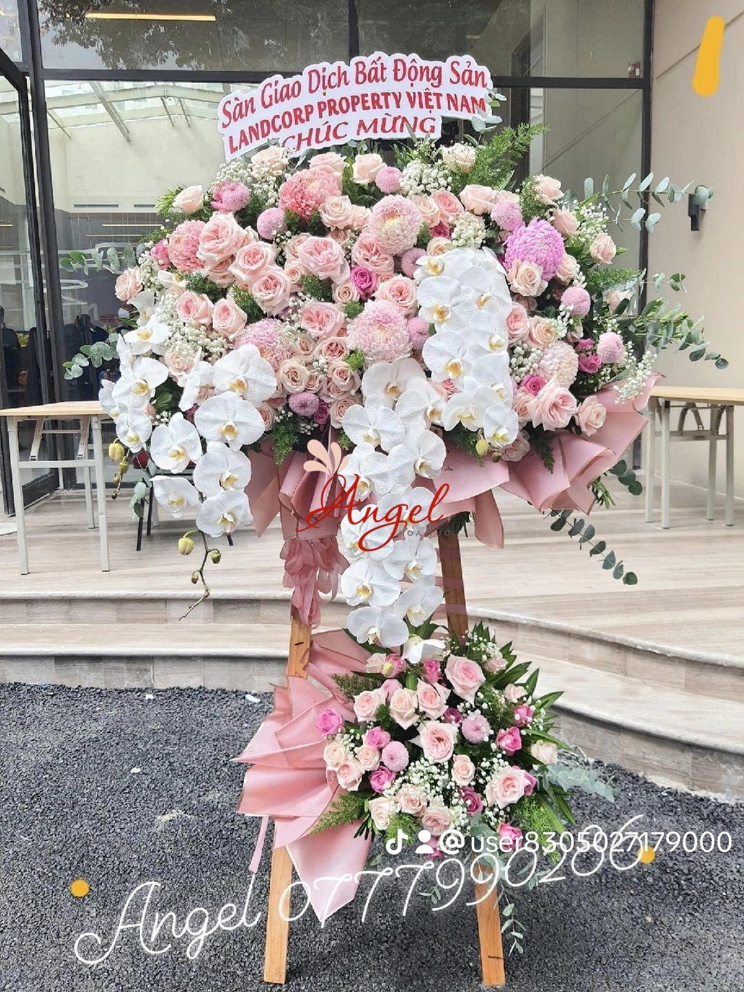 HOA KHAI TRƯƠNG ĐẸP SANG TRỌNG MAY MẮN
