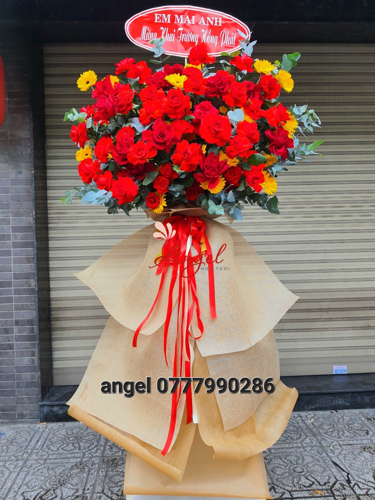 KỆ HOA CHÚC MỪNG KHAI TRƯƠNG QUẬN 10