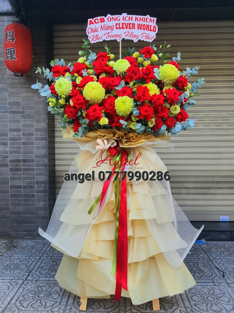 KỆ HOA CHÚC MỪNG KHAI TRƯƠNG QUẬN TÂN BÌNH