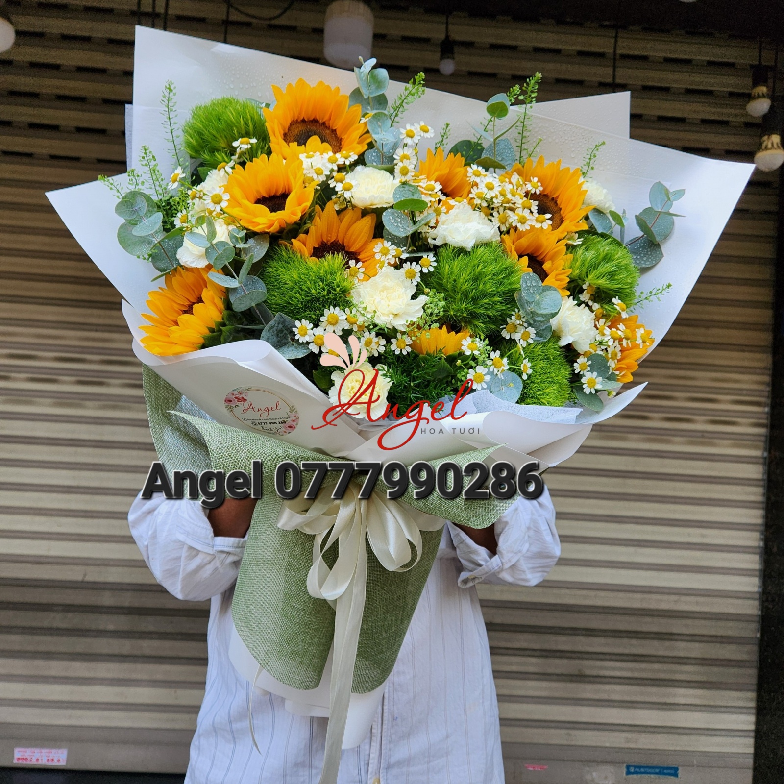 bó hoa hướng dương / shop hoa tươi angel quận 3 