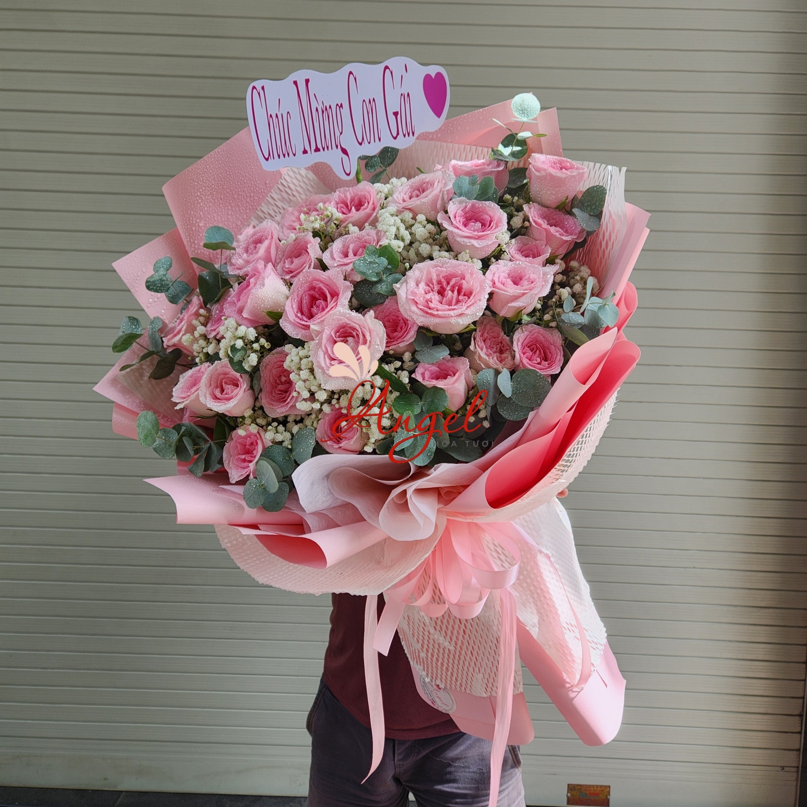 Bó Hoa Hồng Lạc Thần / Shop Hoa Tươi Angel 