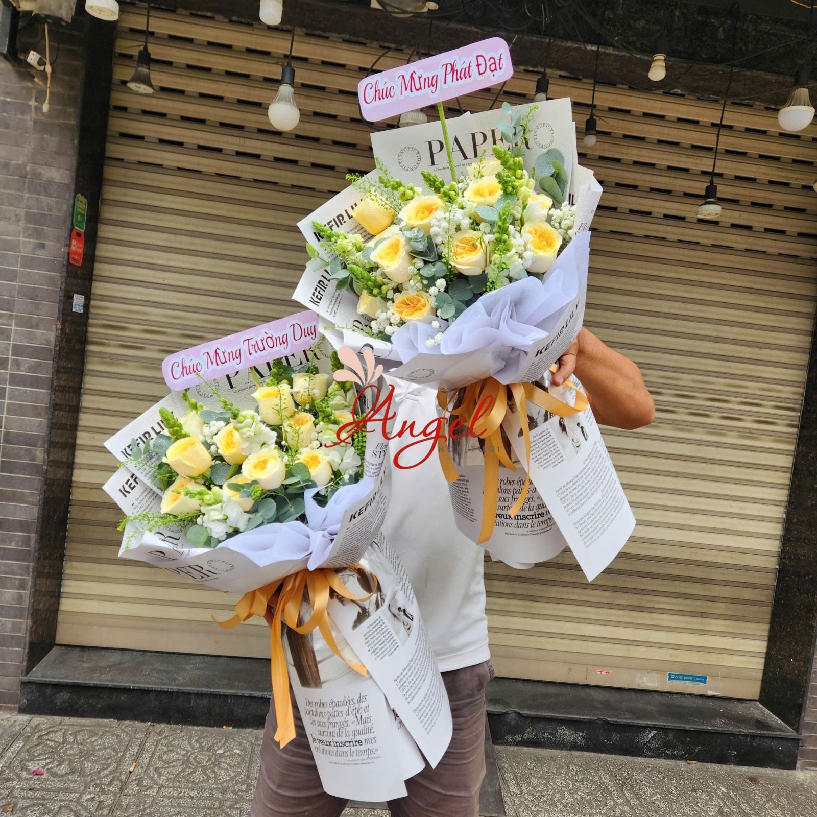 Bó hoa nhỏ tặng hội nghị