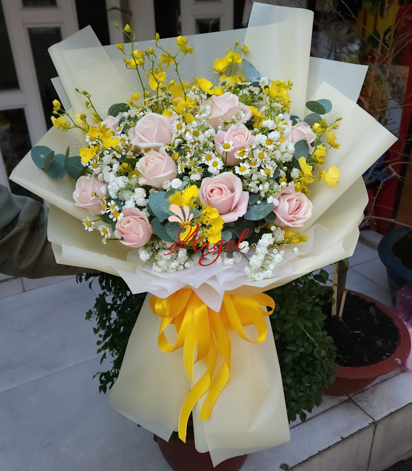 bó hoa chúc mừng đại hội