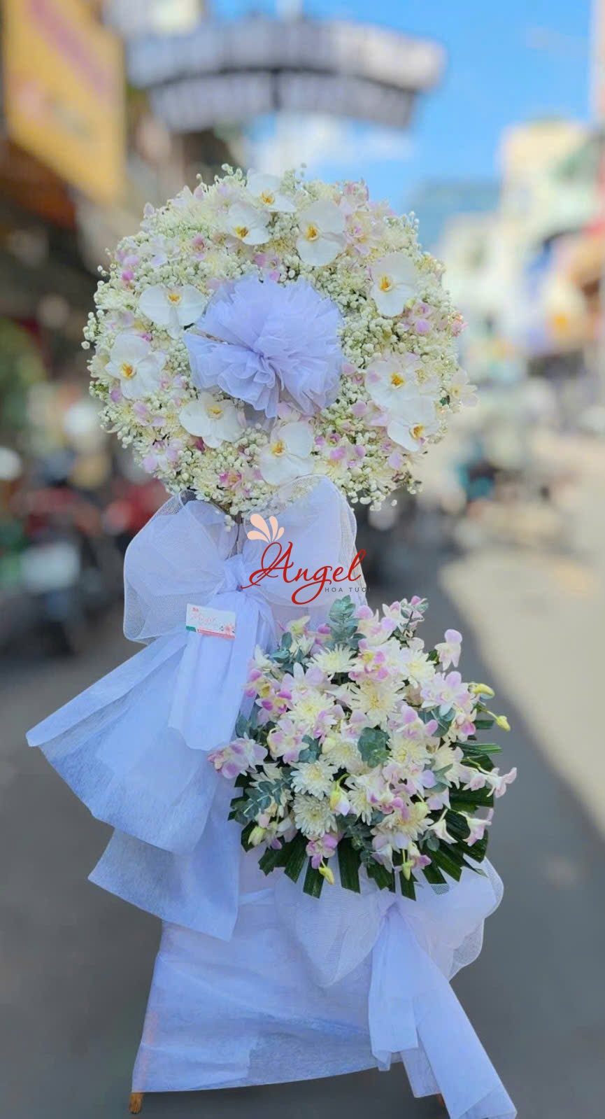 Vòng hoa chia buồn đám tang