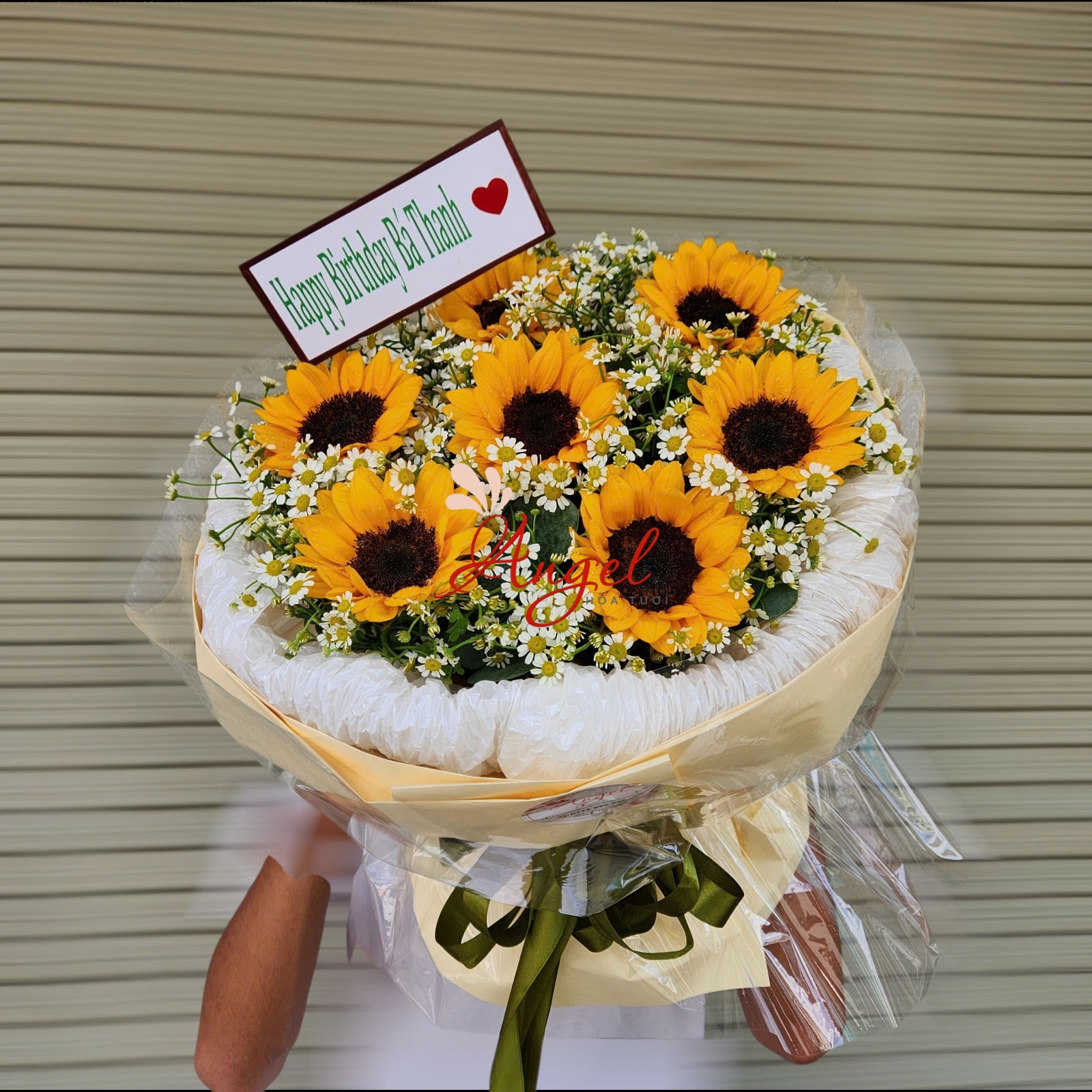 bó hoa hướng dương giá rẻ