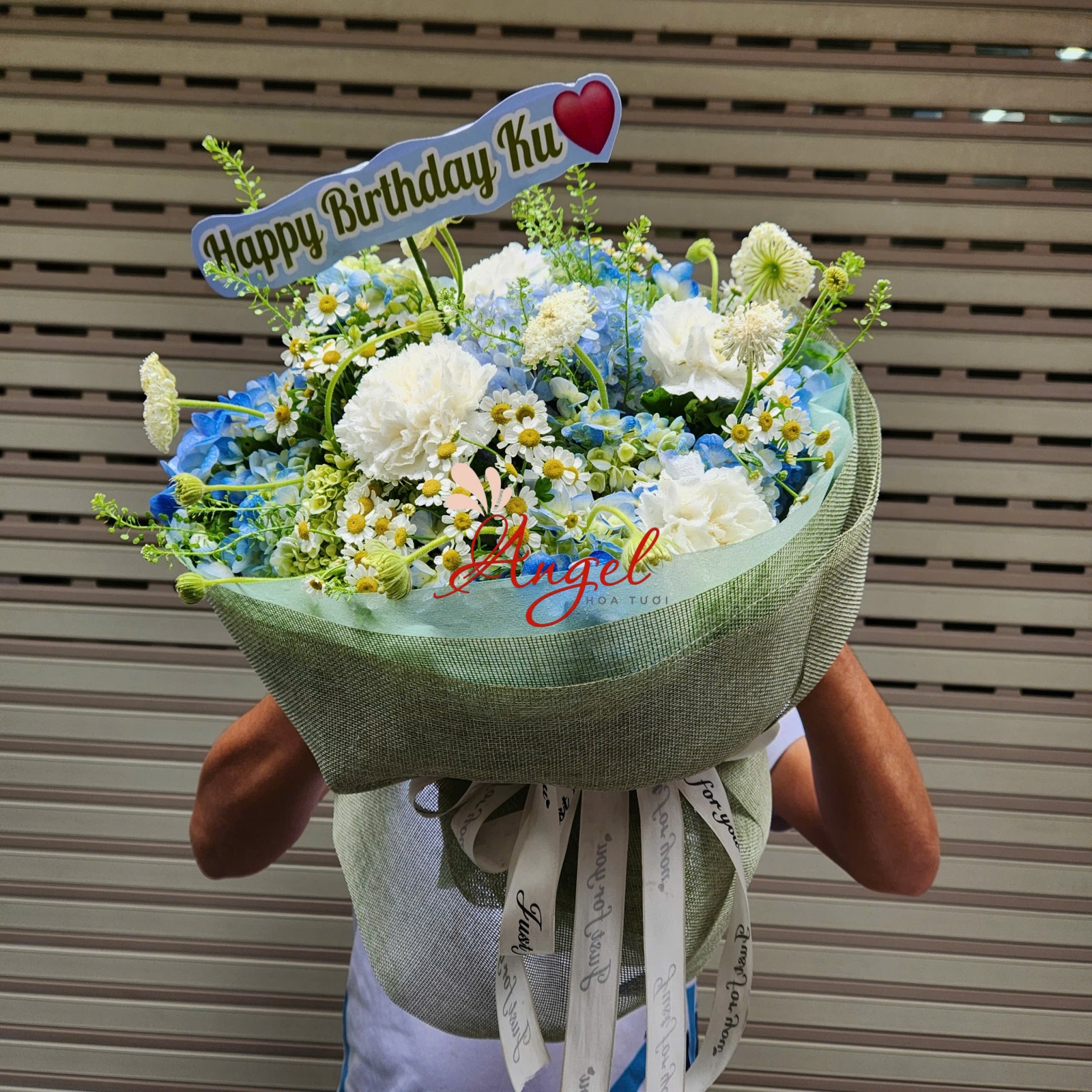 bó hoa cẩm tú cầu đẹp - Shop Hoa Tươi Angel
